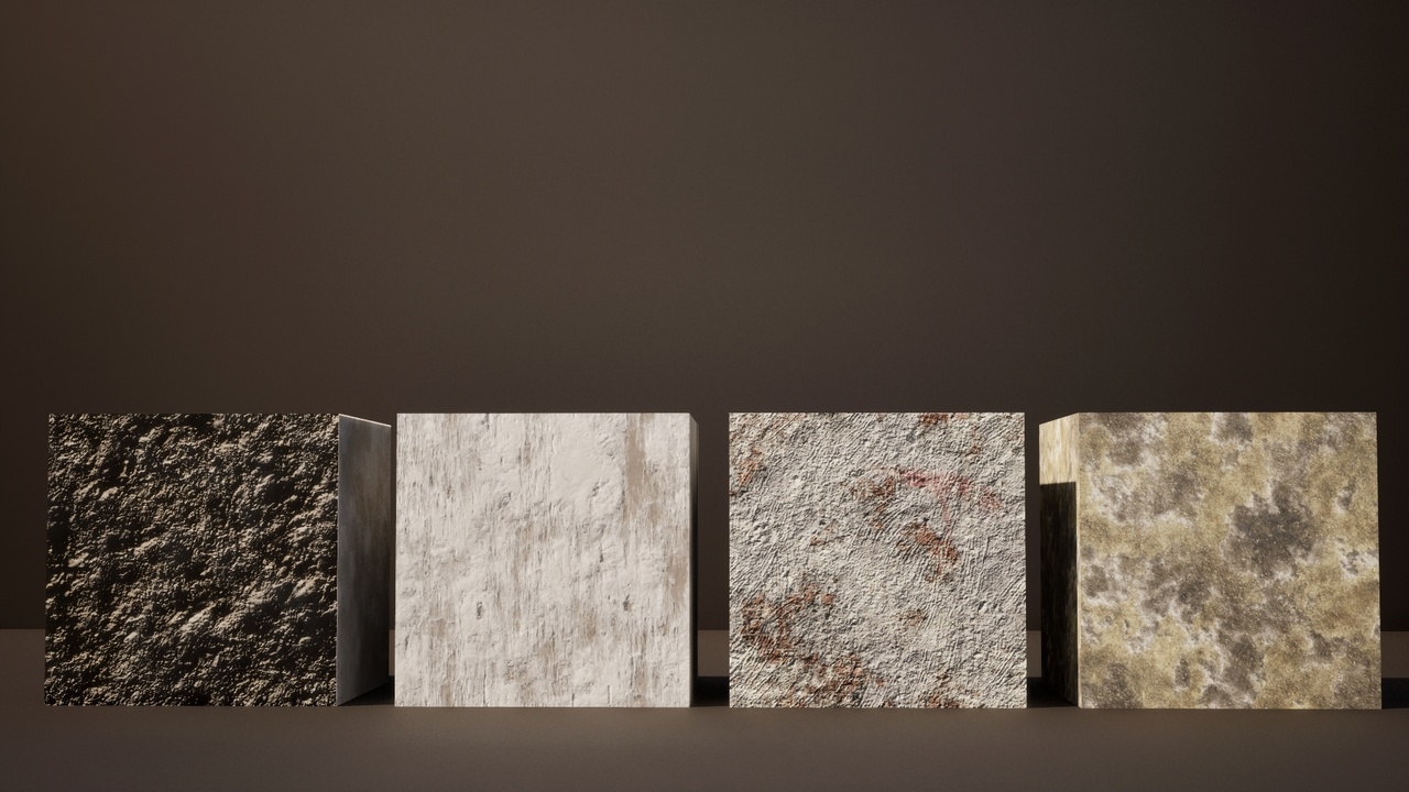 Master Mega Dirty Wall Pack Material 4K