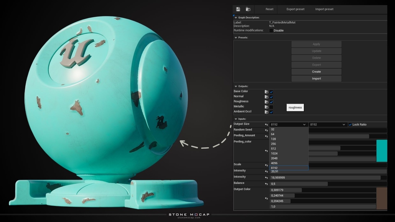Painted Metall Material (.sbsar)
