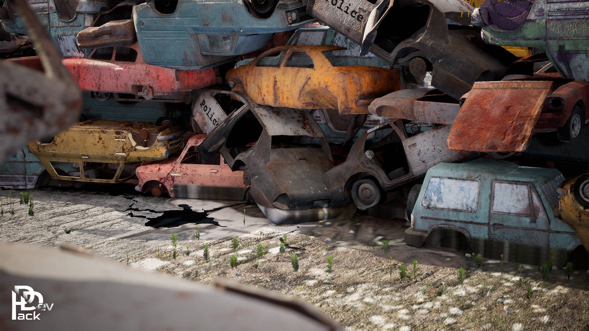 Junkyard Environment 14 Assets