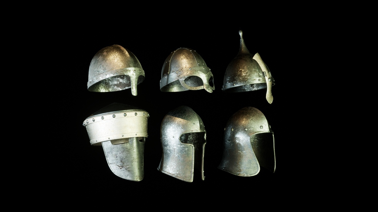 Medieval Helmet ( 25 pcs )