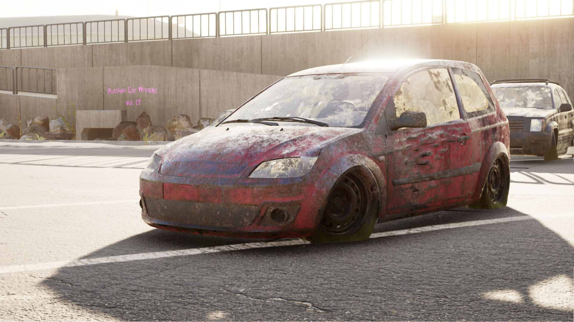 PostApo Car Wrecks vol. 01