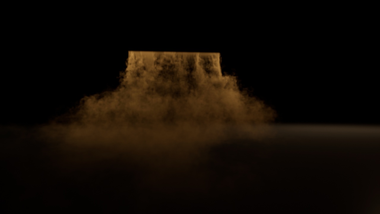 Sand Waterfall 3D VDB Pack