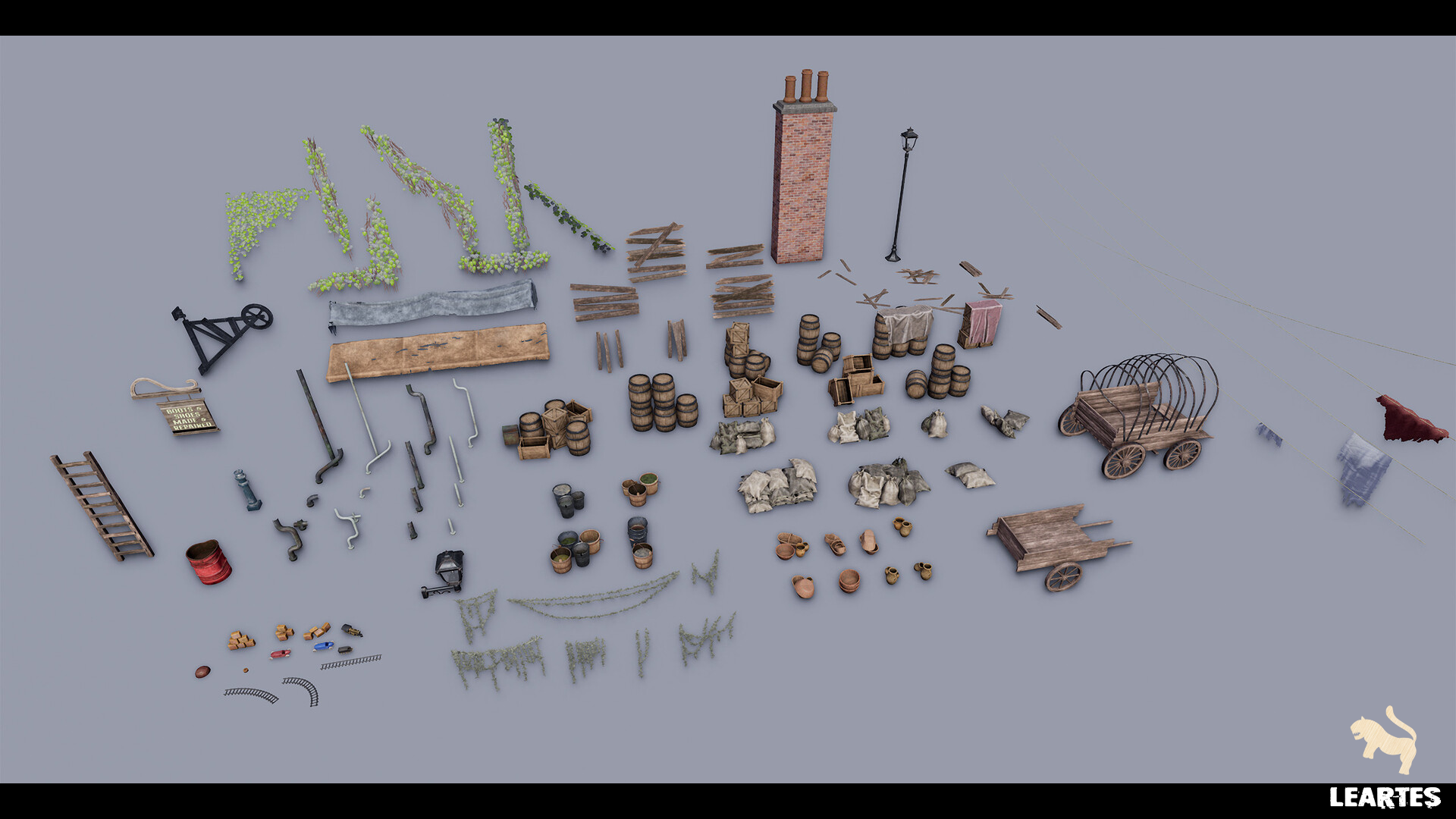 Victorian Decayed Alley Environment