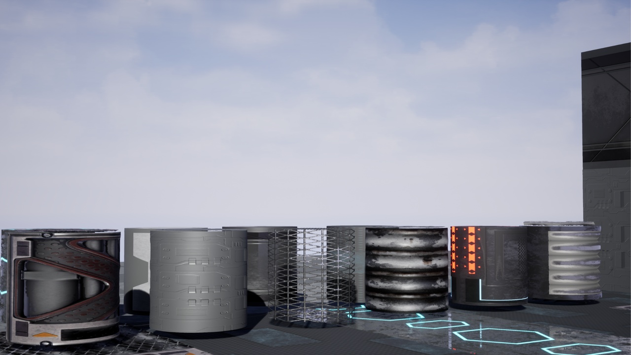 Procedural Sci-Fi Material