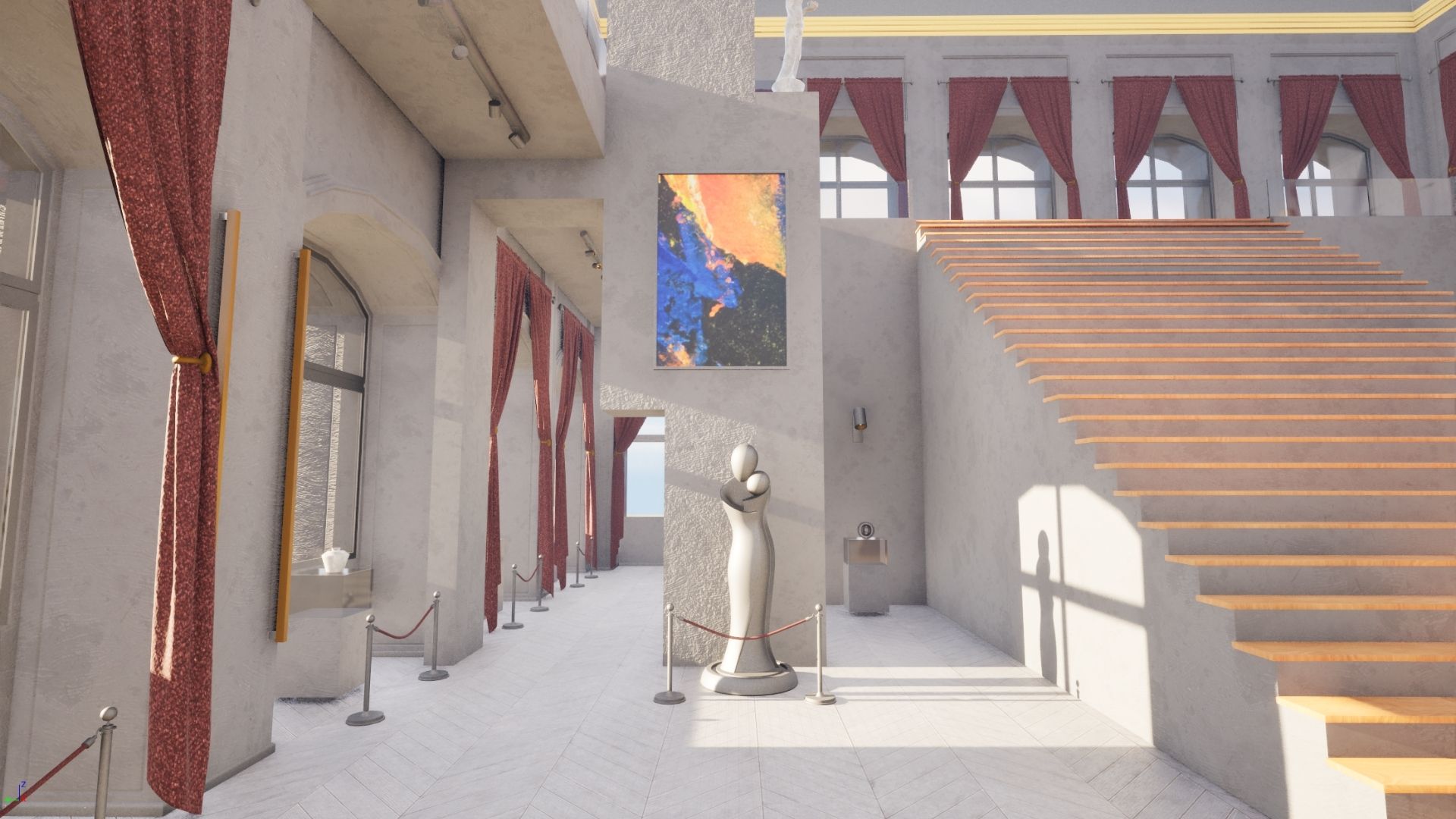 Modern Art Museum Environment