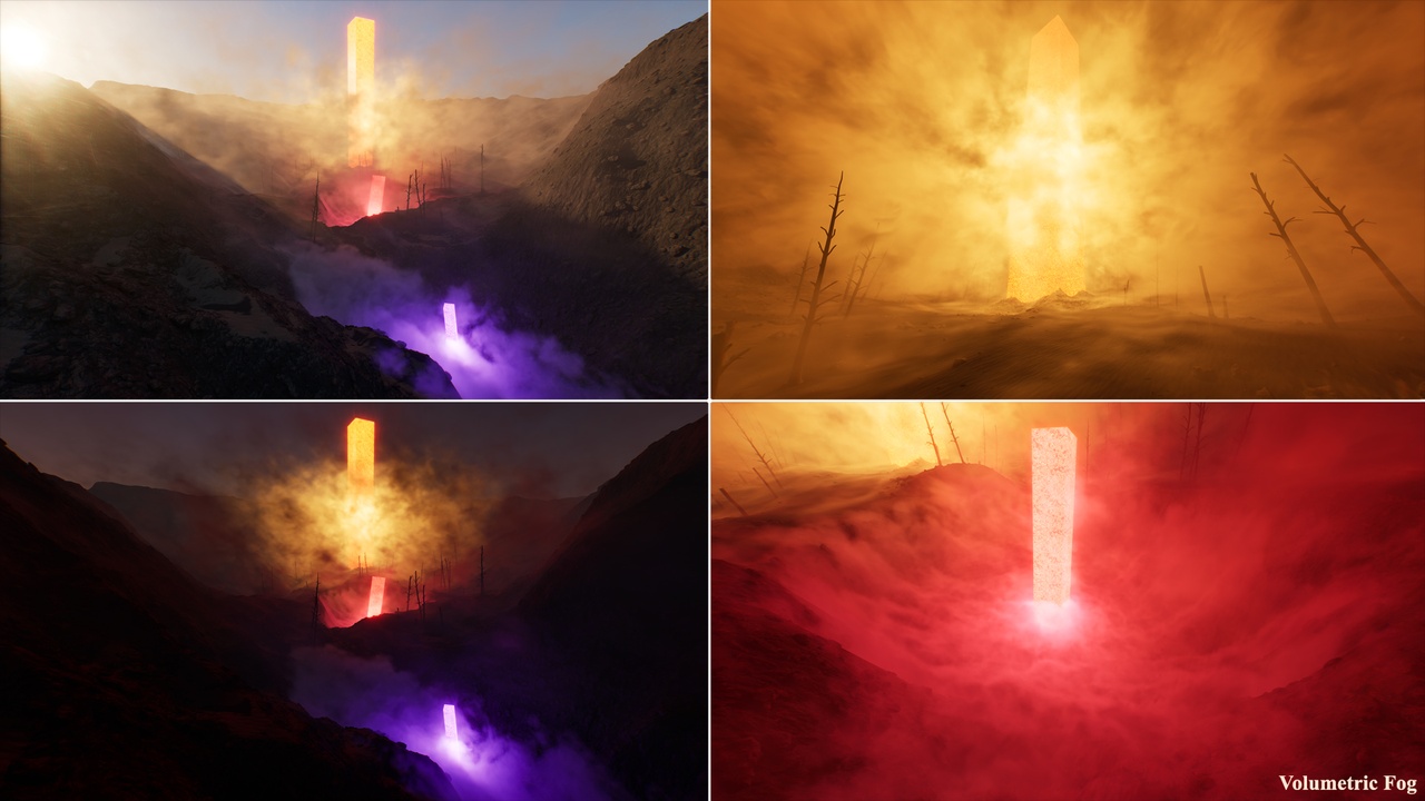 FOG (Volumetric Fog, Plane Fog, Post Process Fog)