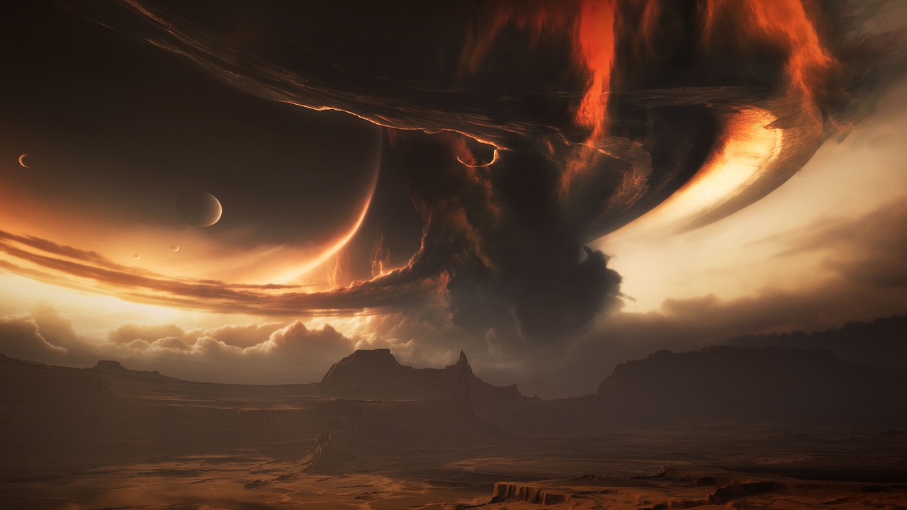 Matte Painting Skybox Pack Sci Fi Skies