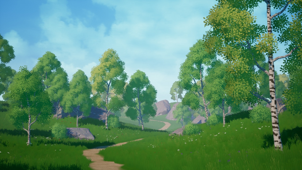 Unreal Engine - Simple Stylized Forest UE10388