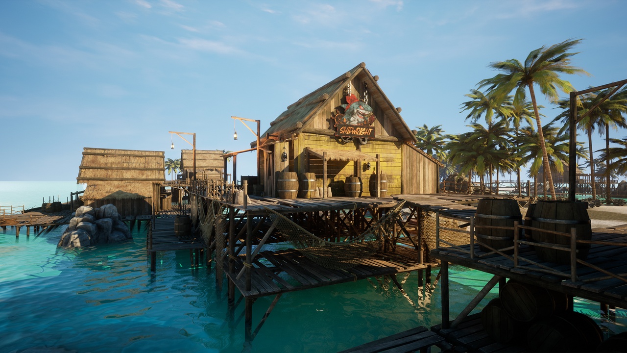 Pirate Stilt Village Island Modular Pack