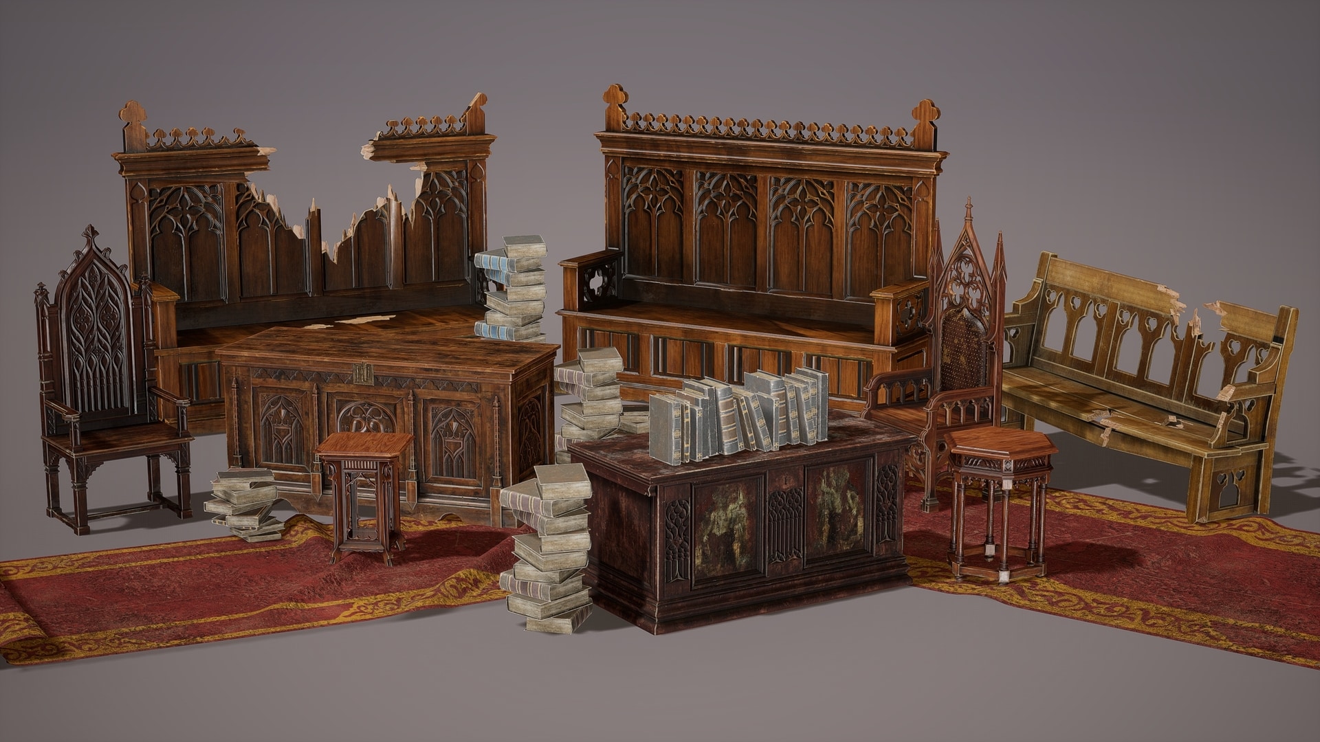 Gothic Furniture Props Vol1 