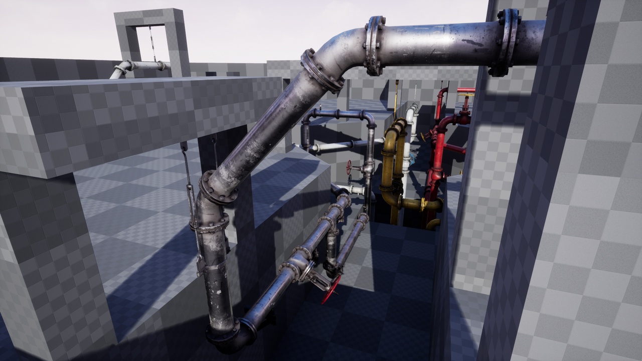 Modular Industrial Pipe Set 