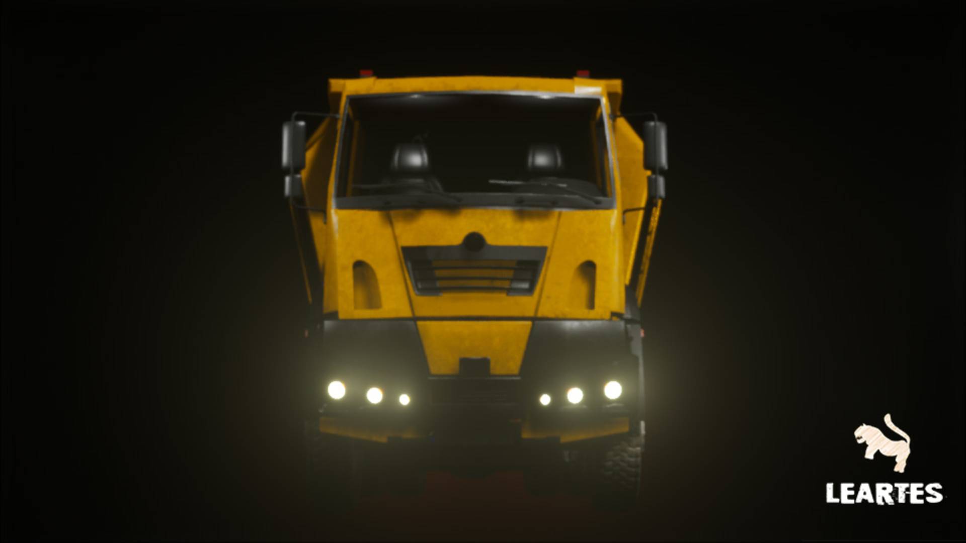 Driveable Animated Construction Truck 02