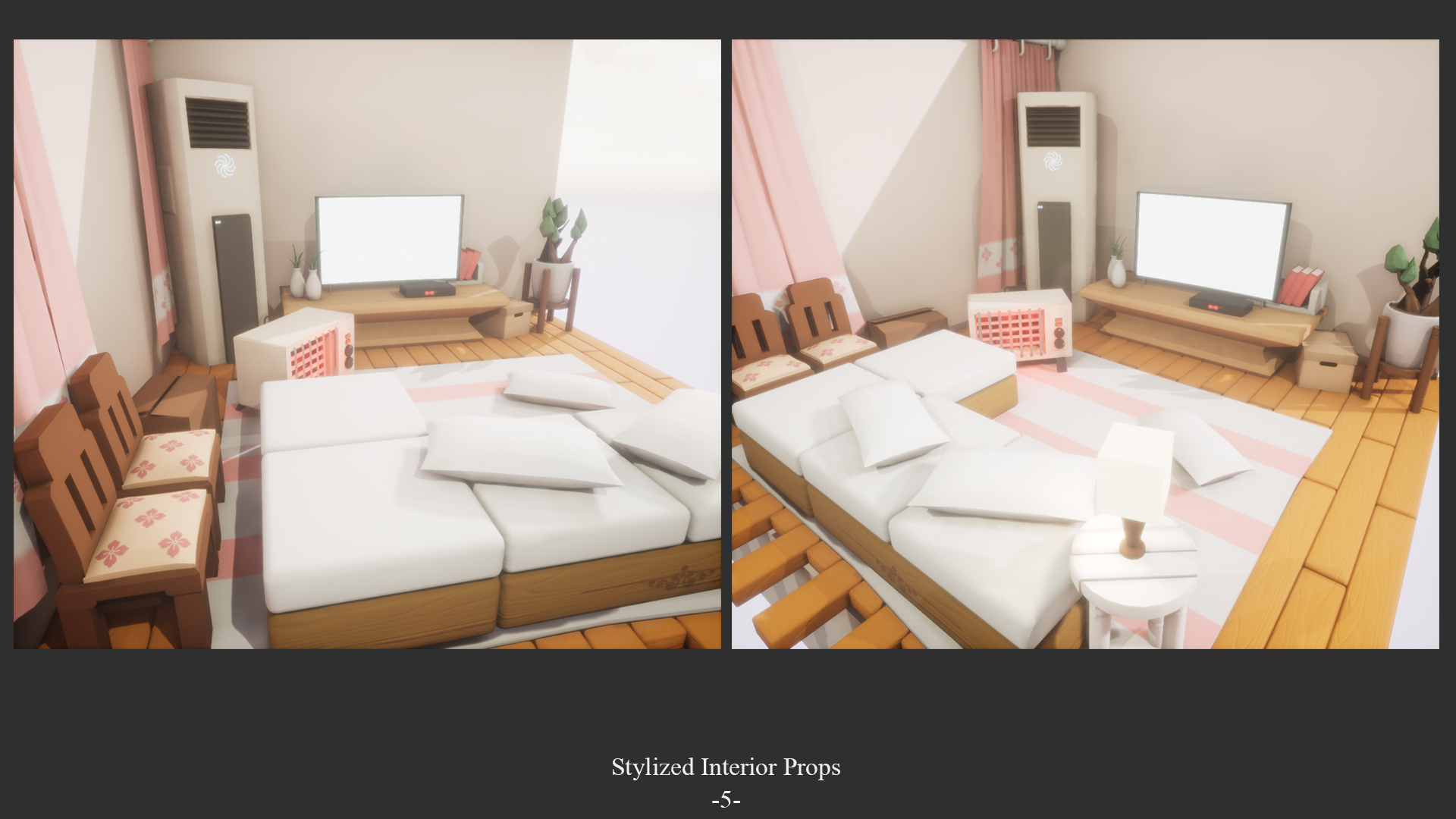 Simple Design Interior Props