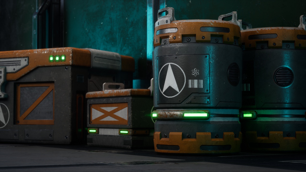 Sci-Fi Barrels and Boxes