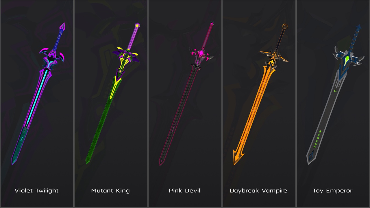 Rune Knight Swords Pack 20 Swords
