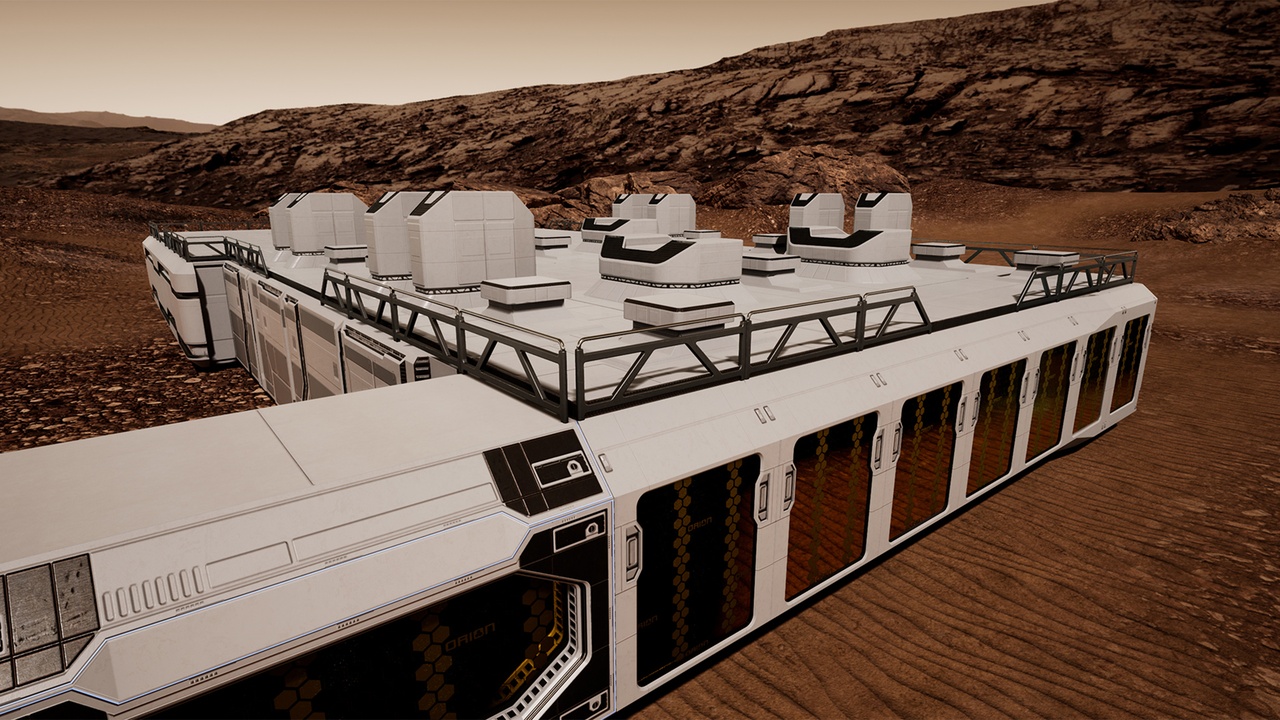 Sci Fi Orion Mars Med Lab