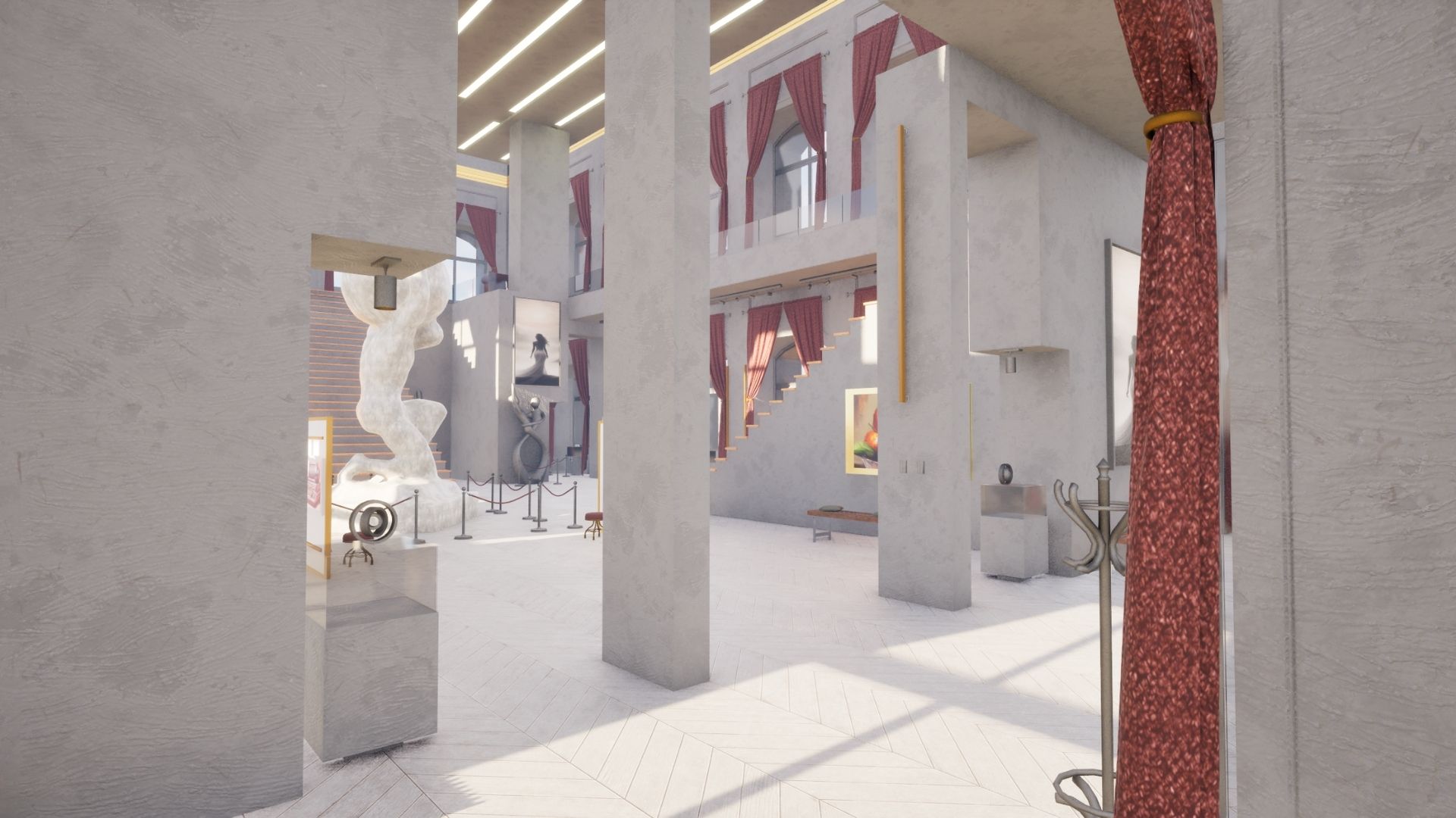 Modern Art Museum Environment