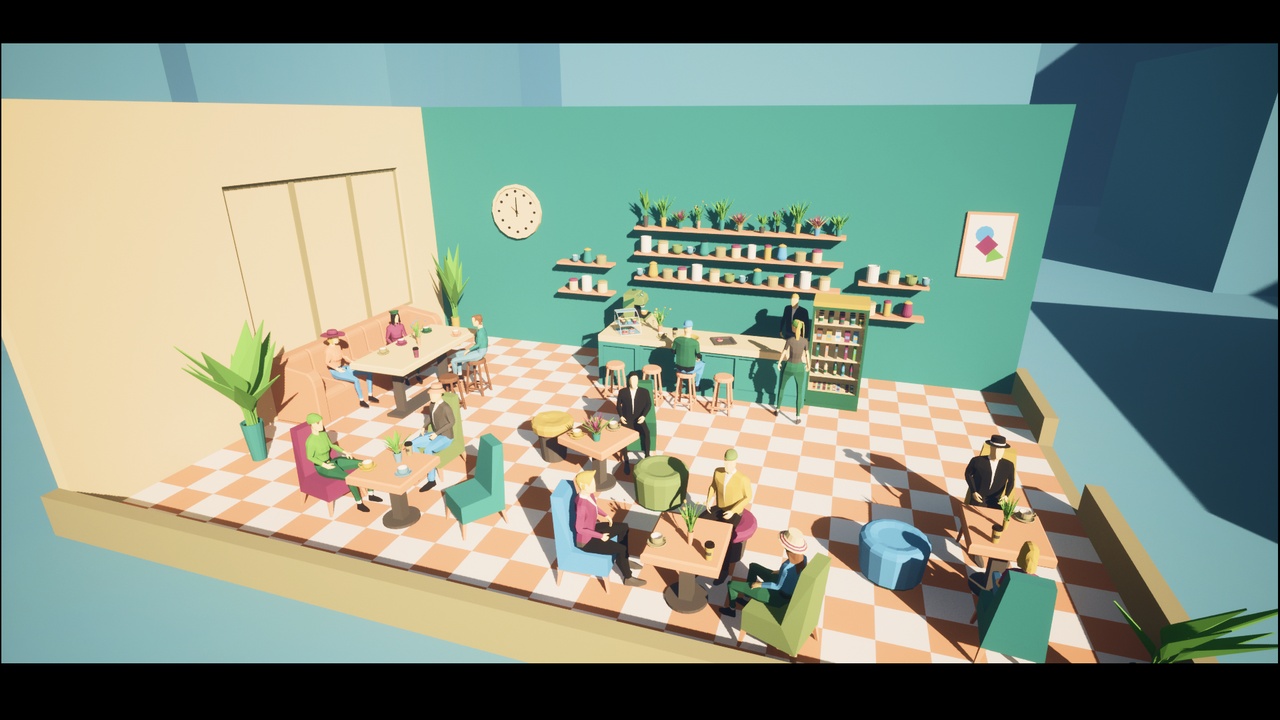  Coffee Shop Stylized and Cozy Cafe