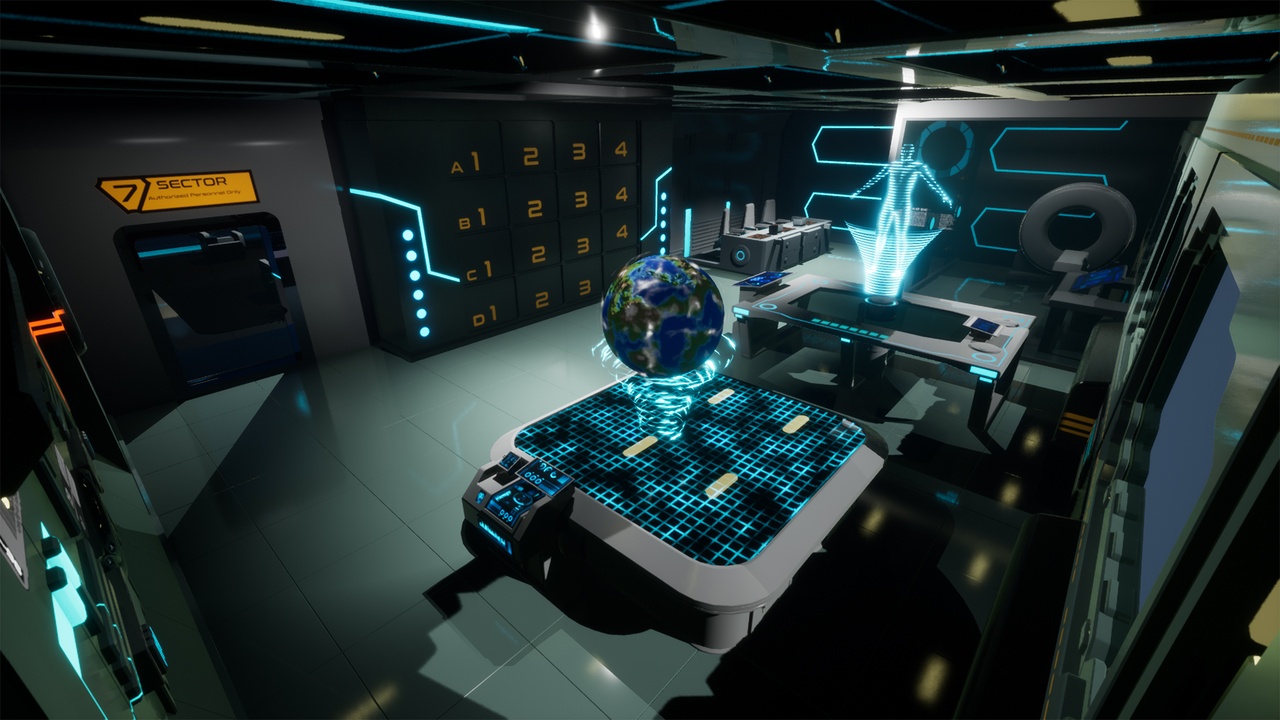 Medical Clinic and Laboratory Futuristic Sci-Fi