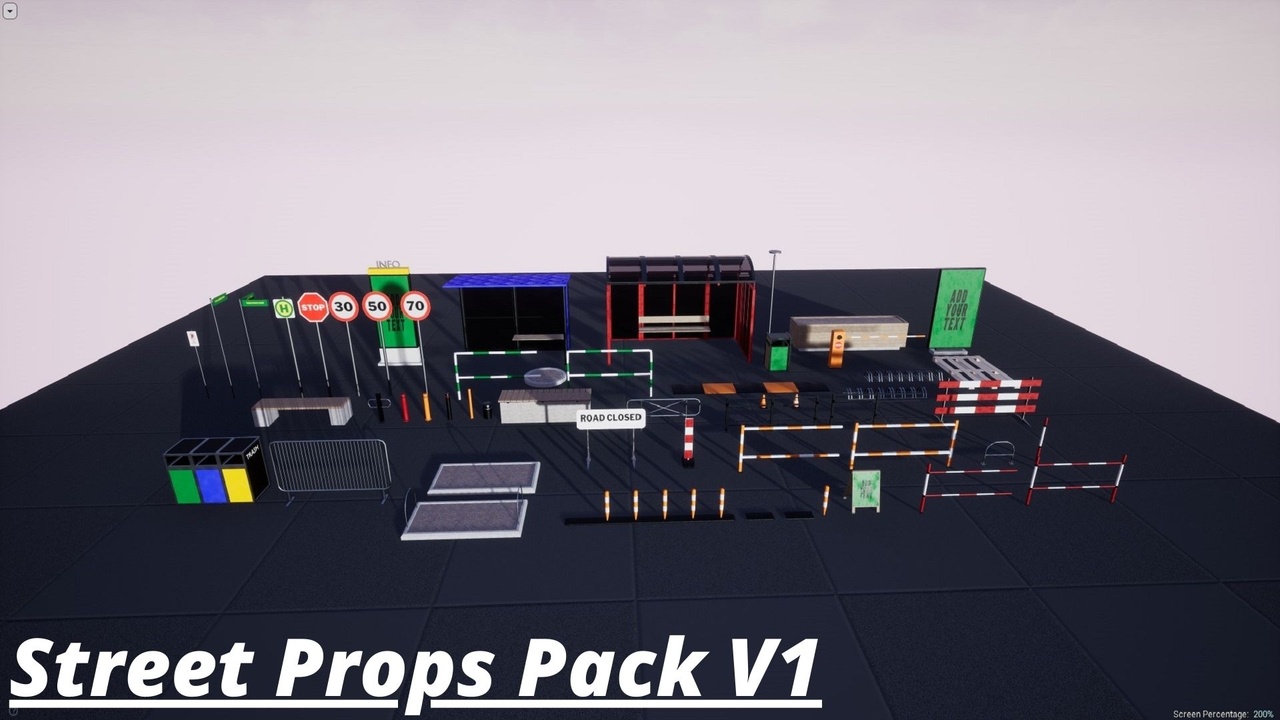 Mega Street Props Pack