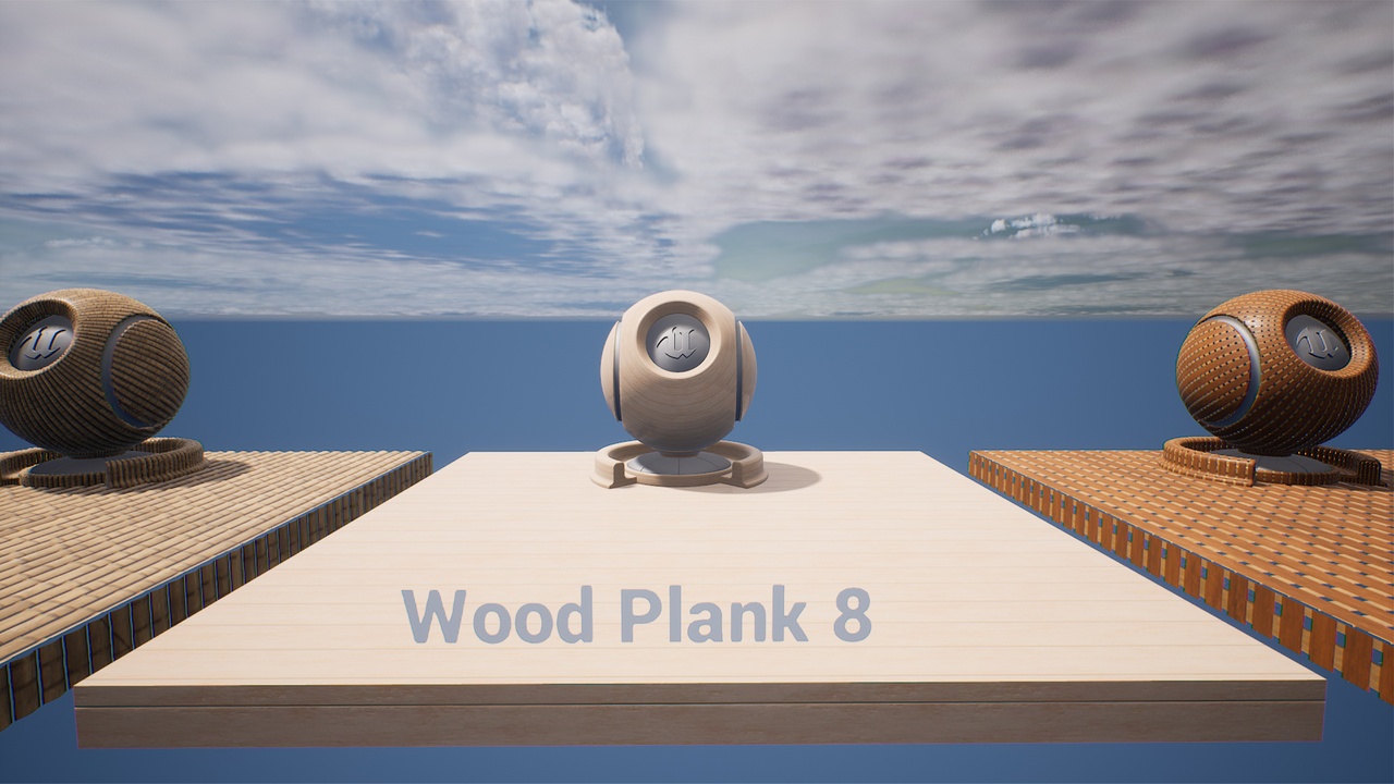 4K Wood Material Package