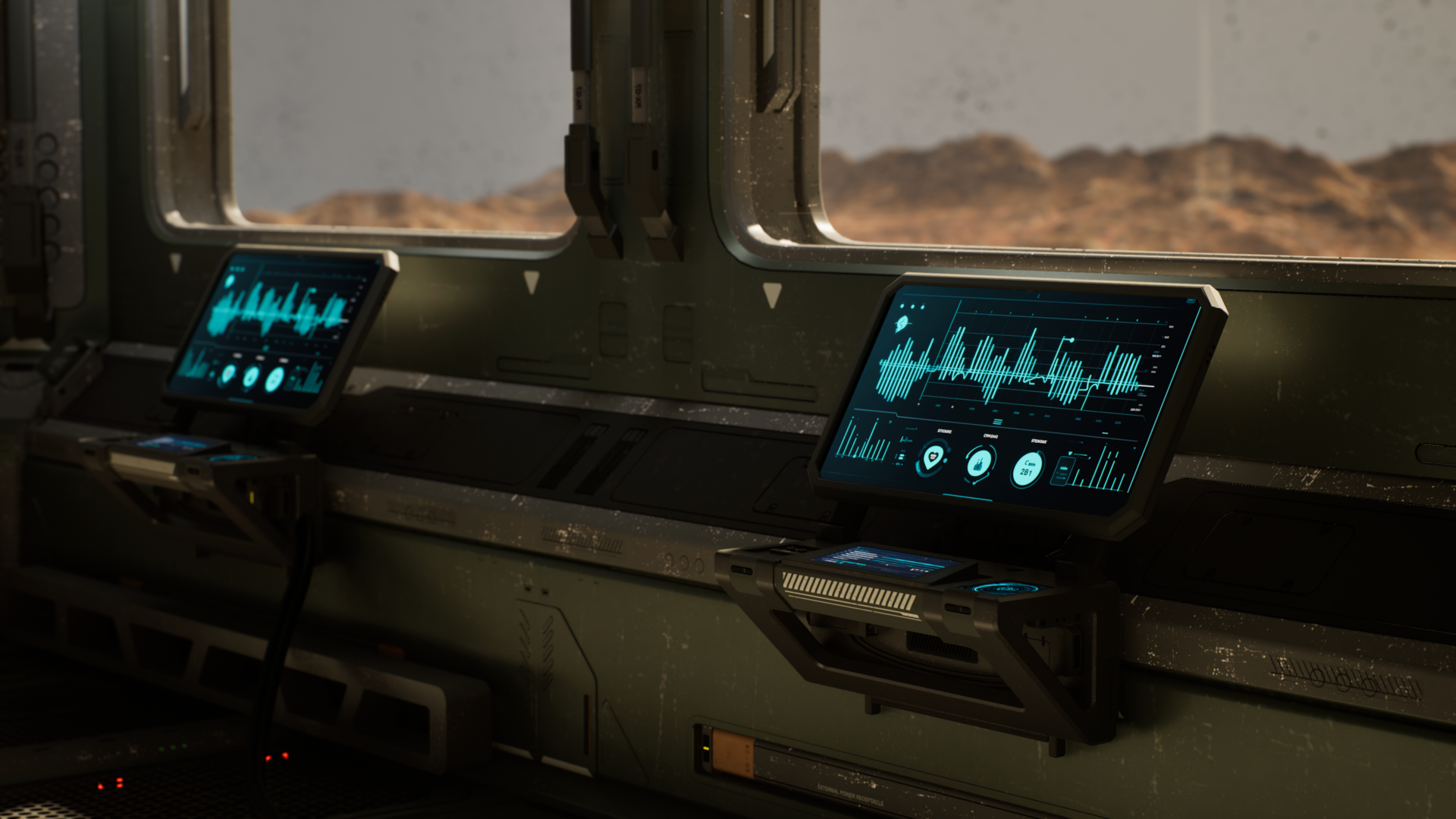 Modular Scifi Mechanic Base