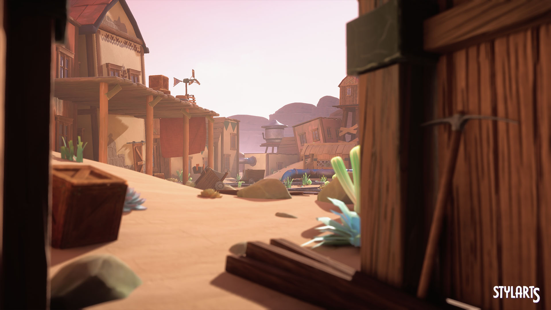 Stylized Desert House ( Stylized Stylised Desert Cave Cave Sand Sand Sand )