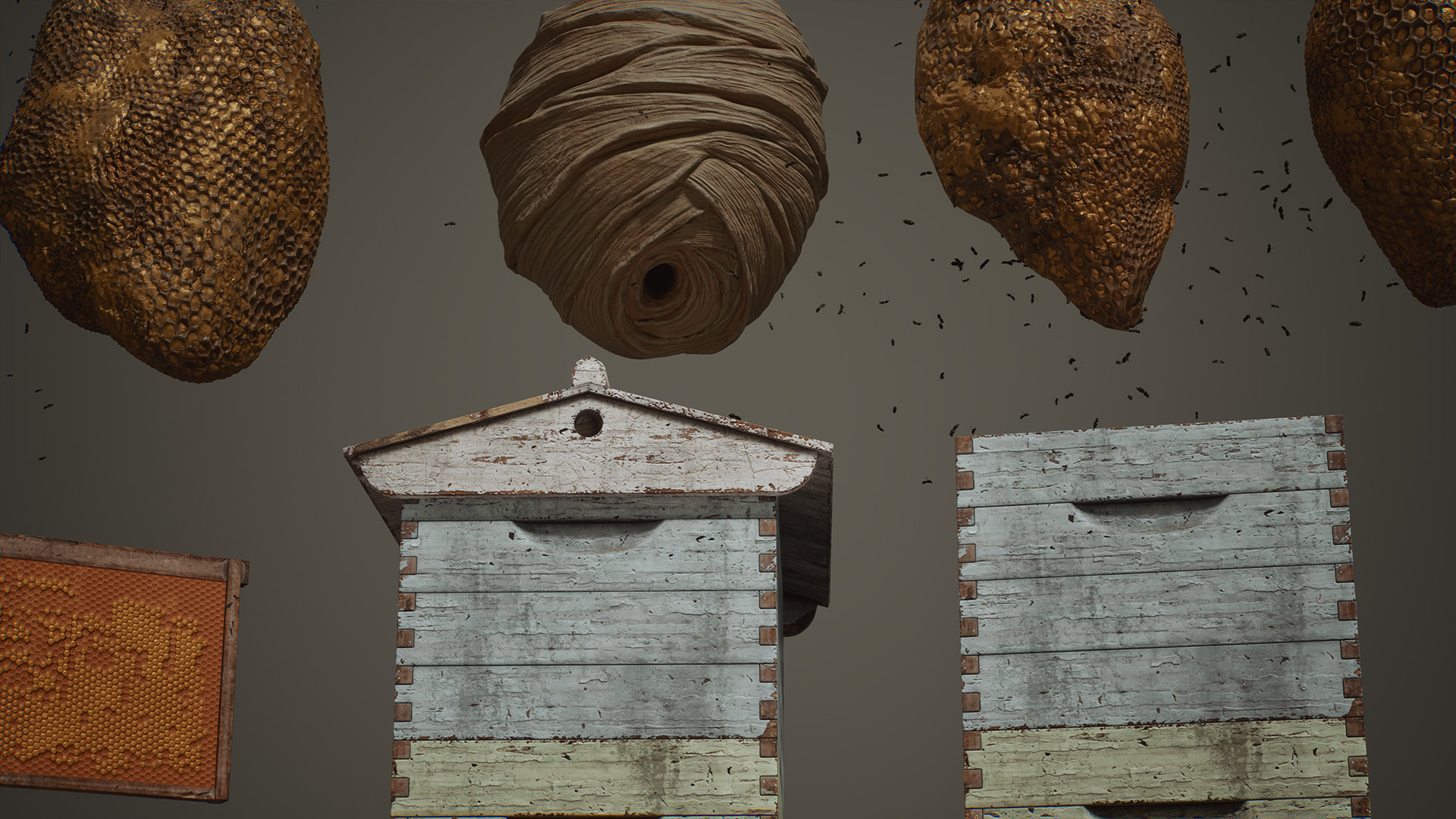 Critters VOL.1 - Bees Wasps Flies (Nanite and Low Poly w Particle)