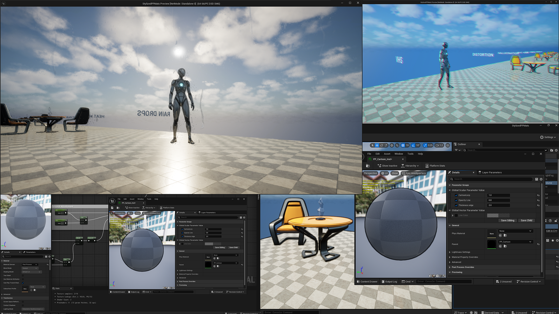 Stylized PostProcess FX Pack – Vol. 1