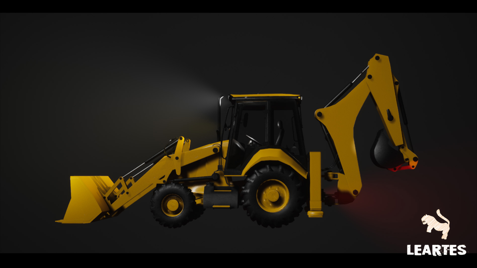 Driveable Animated Excavator Dozer ( Excavtor Excavators Construction 3D )