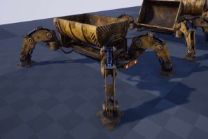 Unreal Engine – SCI FI: MINING WAGON DROID UE178