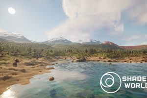 Unreal Engine – Shader World : procedural landscape, ocean, foliage UE181