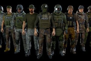Unreal Engine –Modular military character 2 UE155