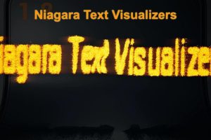 Unreal Engine –Niagara Text Visualizers  UE158