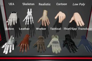 Unreal Engine –Hand Tracking Asset Bundle UE1002