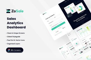 UI8-ZoSale-Sales Analytics Dashboard    U2041