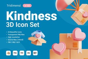 UI8-3D Kindness U2043