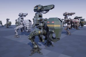 Unreal Engine – SCI FI: Light Biped Mech UE176