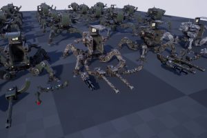 Unreal Engine – SCI FI: QUADRAPED MECH UE179