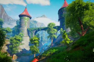 Dreamscape Nature : Tower – Stylized Open World Environment UE140