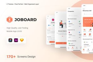 UI8-Joboard – Job Finding & Search for Work UI Kit  U2009