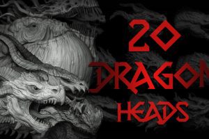 Artstation-Dragon Head IMM Brush + OBJ C5294