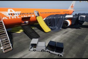 Unreal Engine –Abandoned Passenger Aircraft UE965