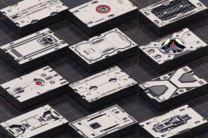 Artstation-Mech Warrior Hard Surface Kitbash 6 of 20 C9