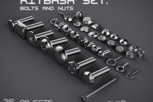 Bolts and Nuts asset pack C5289