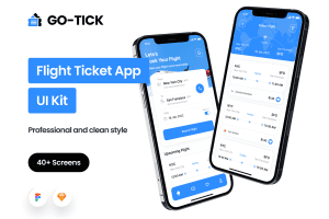 UI8 – Go-Tick Flight Ticket App U1066