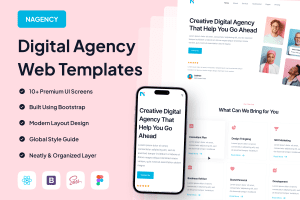 UI8 – Nagency – Digital Agency Web Templates U1082