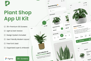 UI8 – Plant Shop App UI Kit U1085