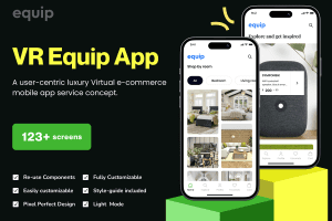 UI8 – Equip App Ui Kit Design UI Kit U1136
