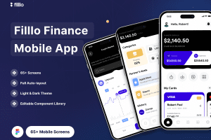 UI8 – Filllo Finance App UI Kit U1139